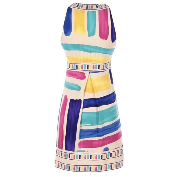 BCBGMaxazria Colorful Art Geometric Dress Size XS - Picture 2 of 4